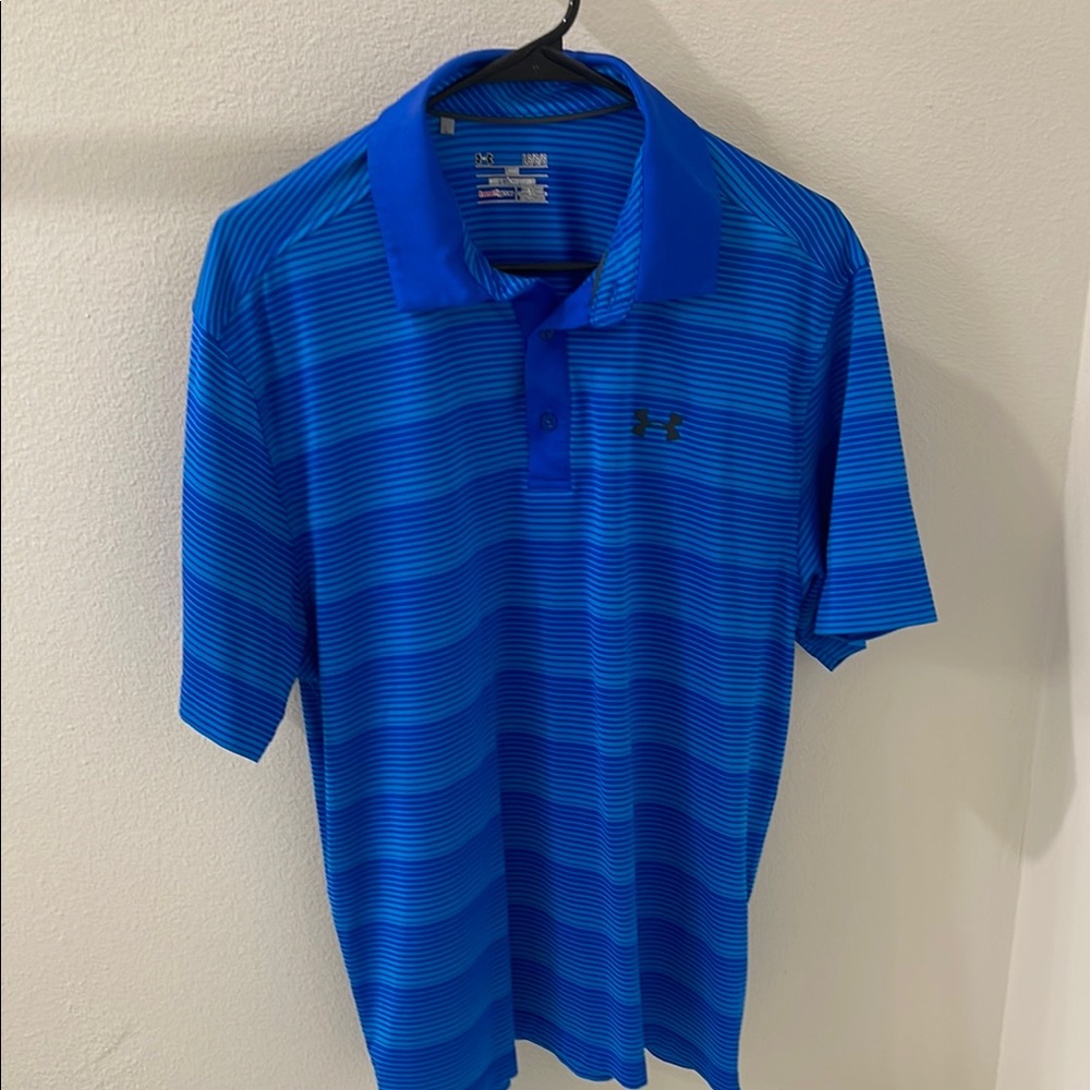 Under Armour Men's Blue Polo
